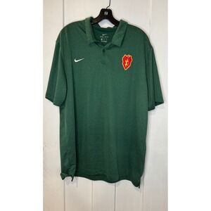 Nike Dri-FIT Polo Mens XL embroidered Green Stripe 25th Infantry Division.